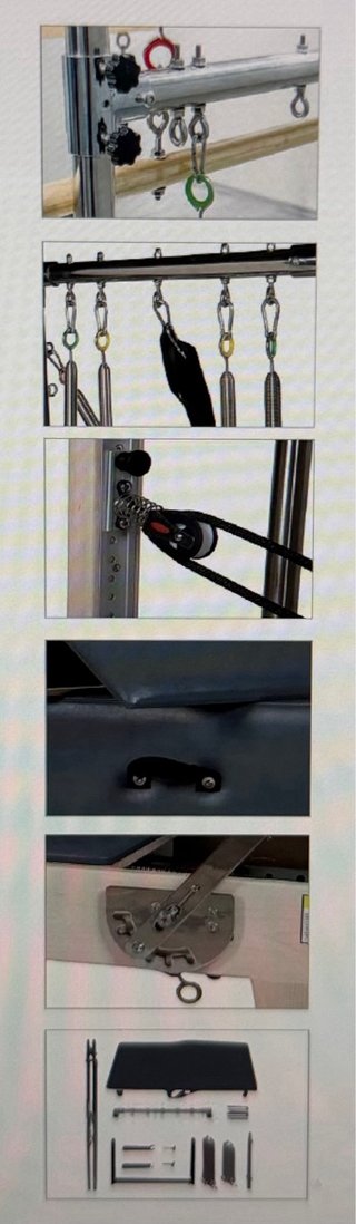 Reformer Pilates Roble Australiano con Half Tower