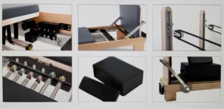 Reformer Pilates Roble Australiano con Half Tower
