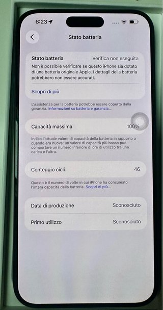 iPhone 15 Pro Max - Black - 256 GB - 100% battery