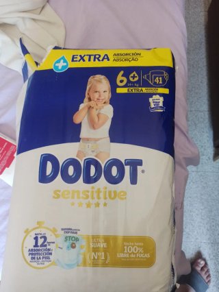 Pañales Dodot Sensitive Talla 6 (14+ kg)