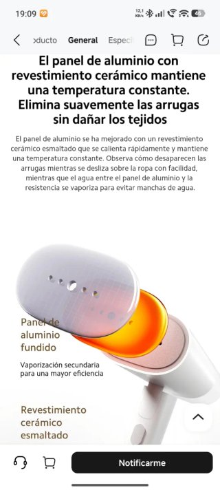 Plancha vertical