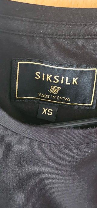 Camiseta Silksilk Negra Talla XS