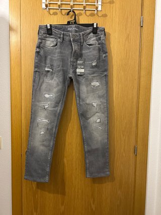 Vaqueros grises nuevos talla 38