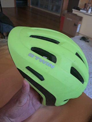 Casco de bici infantil verde