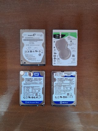 Pack 4 Discos Duros HDD Portátil Seagate 500GB