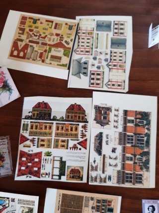 Stampabili per casa delle bambole in miniatura