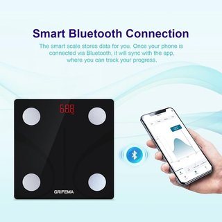 GRIFEMA, GA2001 Bascula de Baño Digital Bluetooth