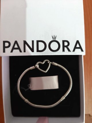 Pulsera Pandora Corazón Plata