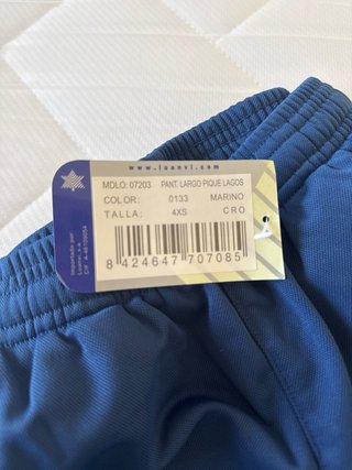 Pantalón chándal Luanvi azul