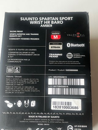 Reloj Suunto Spartan Sport Wrist HR Baro Ámbar