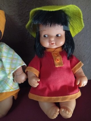 3 Muñecas Barriguitas Antiguas Famosa