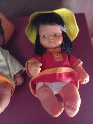 3 Muñecas Barriguitas Antiguas Famosa