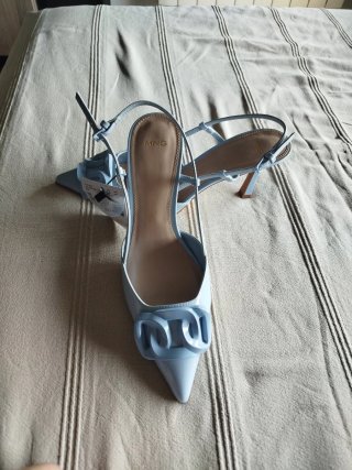 Sandalias Mango Azul Talla X
