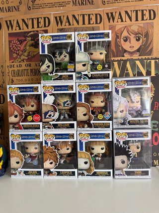 Lote Funko Pop Black Clover