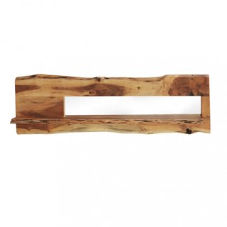 Mensola da Parete in Legno di Acacia 120x22x38cm