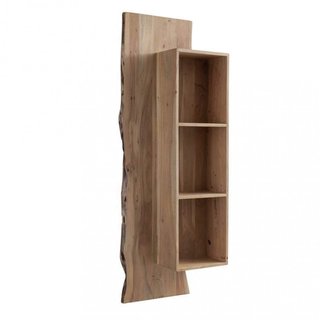 Scaffale Mensola da Parete 3 Ripiani Legno Acacia