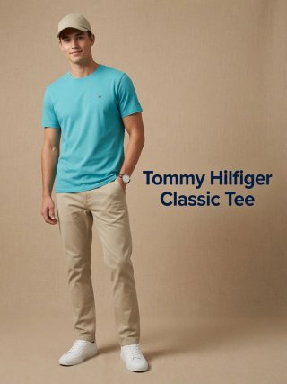 Camiseta Tommy Hilfiger Azul Talla XL