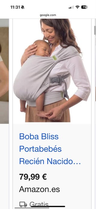 Mochila Portabebés BOBA sin estrenar