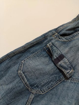 Jeans cargo alla turca taglia XS