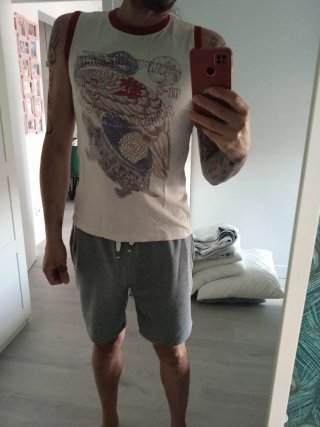 Camiseta sin mangas hombre