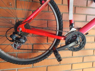 Bicicleta Montaña Fusión X Roja