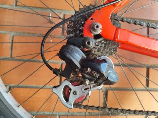 Bicicleta Montaña Fusión X Roja