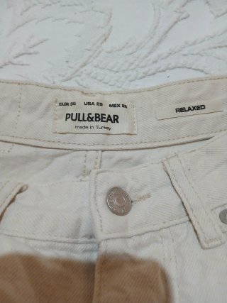 Pantalón beige roto caballero