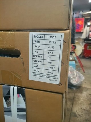 4 LLANTAS RC 1352 en 5.5x13 4X100 ET30 clásica