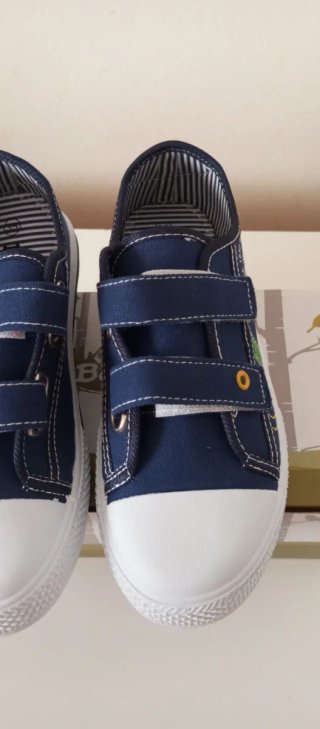 Zapatillas niño/a velcro azul marino