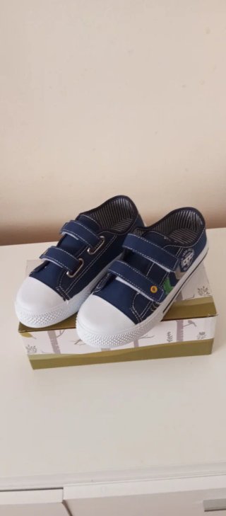 Zapatillas niño/a velcro azul marino