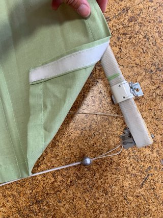 Estor enrollable verde 75x150 cm