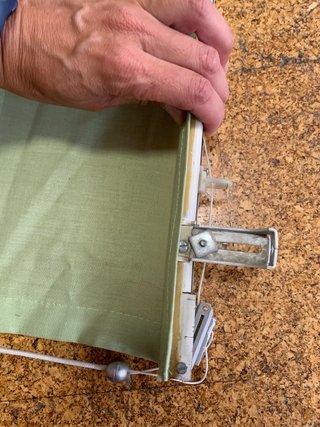 Estor enrollable verde 75x150 cm