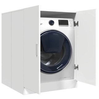 Mobile per Lavatrice Bianco 71x71,5x91,5 cm in Legno