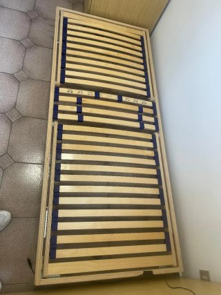 Rete a doghe singola reclinabile – 190 x 80 cm
