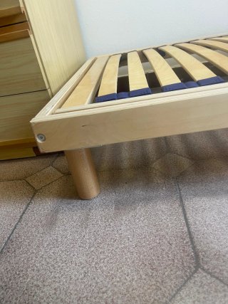 Rete a doghe singola reclinabile – 190 x 80 cm