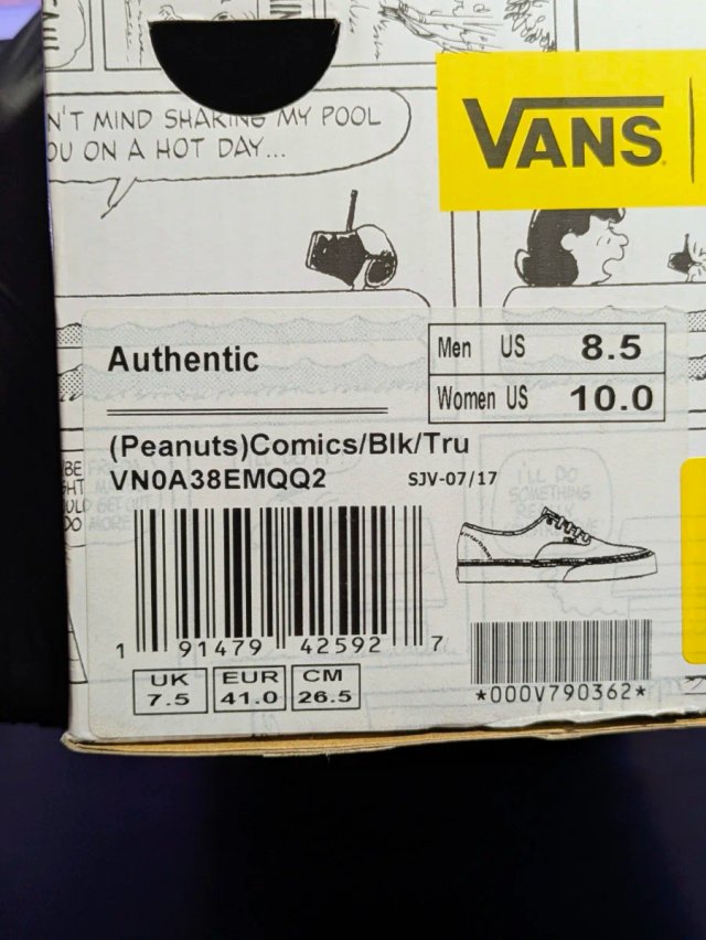Vans x Peanuts Authentic Multicolor
