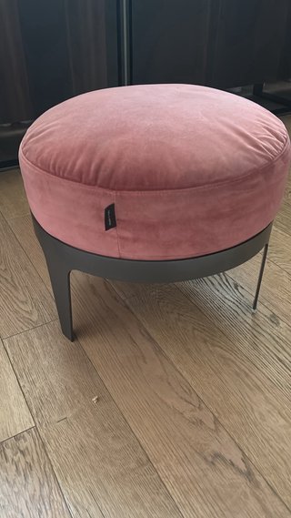 2 Pouf Natuzzi Italia Cassia in Velluto