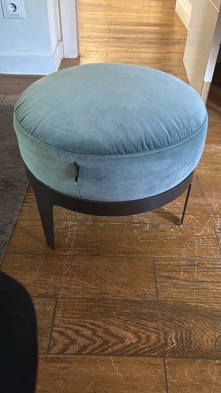 2 Pouf Natuzzi Italia Cassia in Velluto