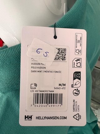 Polo Helly Hansen Hudson Verde Talla M