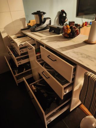 Isla de cocina IKEA a medida