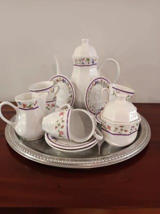 Juego de café Zajecar 6 tazas porcelana