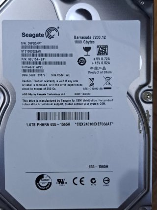 VARIOS Discos Duro 1TB SATA 64MB Cache