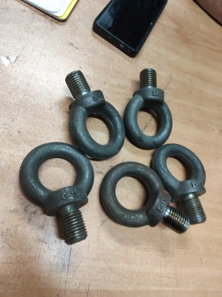 5 x Anillas de elevación M22 DIN 580