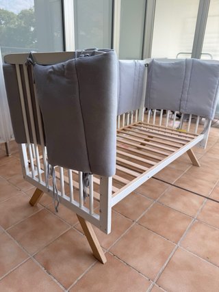 Cuna blanca 125x65 cm