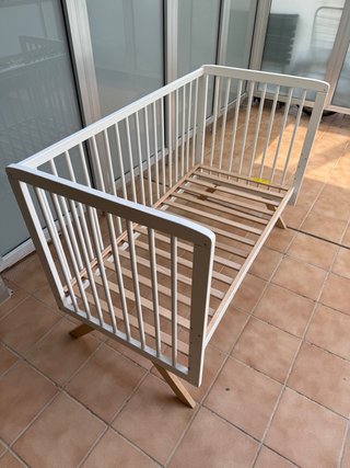 Cuna blanca 125x65 cm