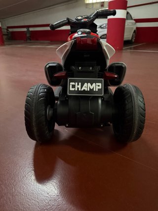 Moto eléctrica HOMCOM infantil roja y blanca