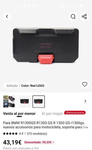 Soporte móvil BMW GS