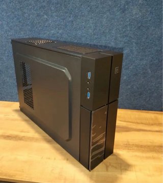 Caja ATX Aerocool Playa Slim, Negro, MicroATX/ITX