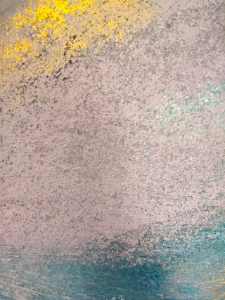 Cuadro abstracto pintado a mano