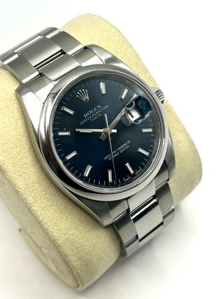 Rolex Oyster Perpetual Date 115200 Azul